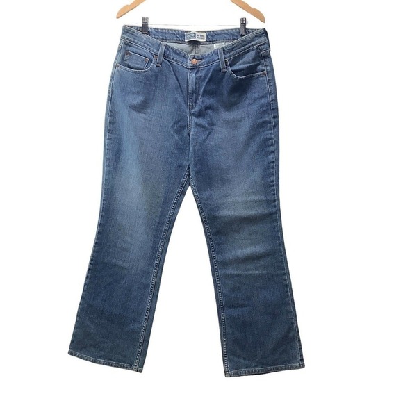 Signature Levi Strauss Womens Bootcut Jeans Size 14 Misses‎ Mid Rise Stretch - Picture 1 of 9